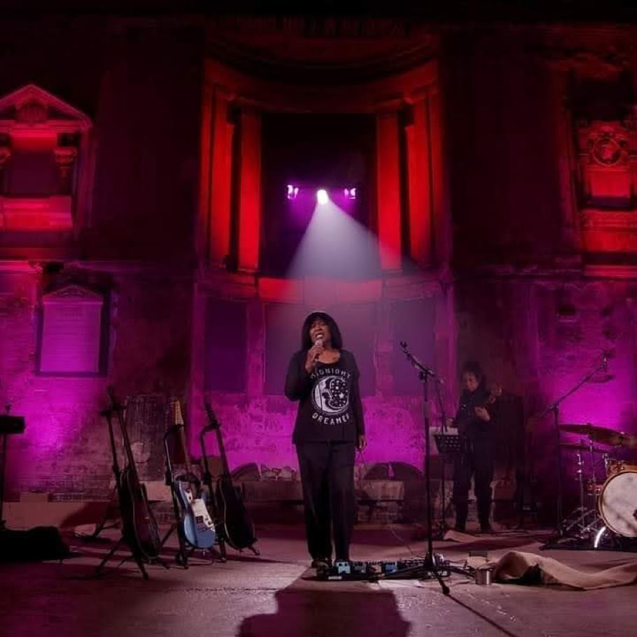 Lighting for Joan Armatrading album video shoot