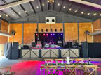 Sound & lighting for wedding event